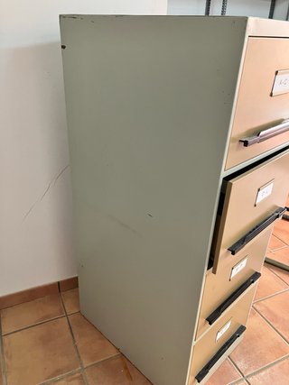 Archivador metálico antiguo 4 cajones