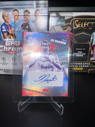 Ángel Di María Autógrafo /5 Real Madrid Topps