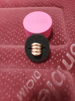 Anillo Tous Plata Vermeil Original