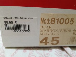 Zapatos Callaghan Marrones y Beige Nuevos