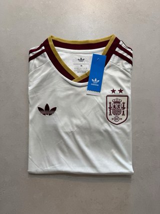 Camiseta España Adidas Talla M Blanca
