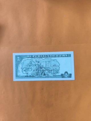 Billete 1 Peso Cubano 2009