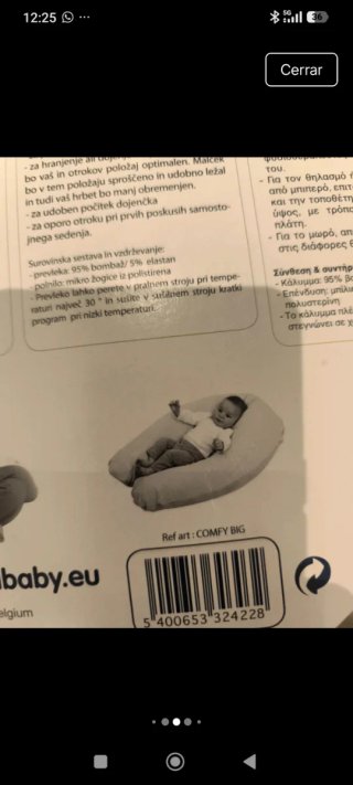 Cojín de lactancia Delta Baby