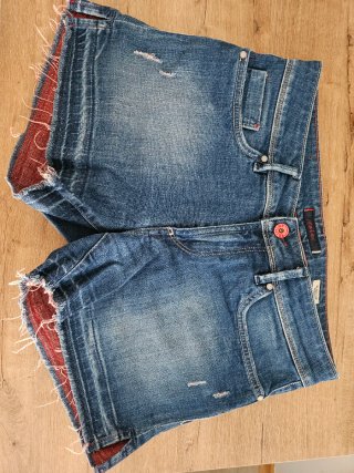 Pantalón corto vaquero Salsa azul