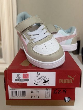Zapatillas Puma beige y rosa talla 28 Talla 28