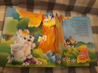 Libro el bosque, infantil Desplegable