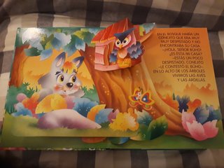 Libro el bosque, infantil Desplegable