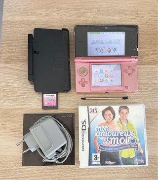 Nintendo 3DS Rosa + Accesorios