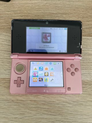 Nintendo 3DS Rosa + Accesorios