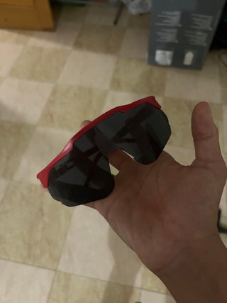 Gafas ciclismo o running rojas