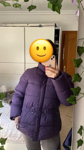 Chaqueta Brotes Morada Talla 214