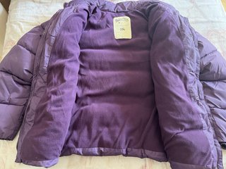 Chaqueta Brotes Morada Talla 214