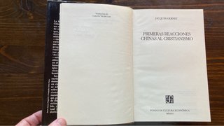 Gernet. Primeras reacciones chinas al cristianismo