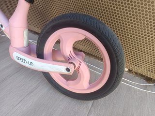Bicicleta sin pedales Olmitos rosa