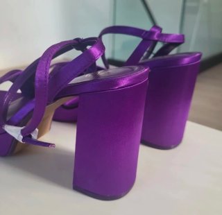Zapatos Zara Talla 40 Morado
