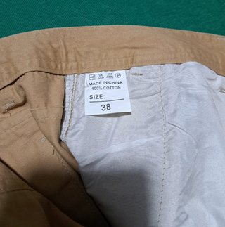 Bermuda cargo uomo beige