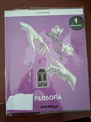 Filosofía 1º Bachillerato. Libro del estudiante...