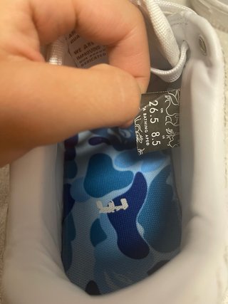 BAPE STA blancas y azules — Talla 42 / US 8.5