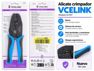 Alicate Crimpador VCELINK GJ707 Nuevo