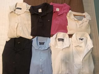 Lote 3 Polos y 5 Camisas Hombre Talla S
