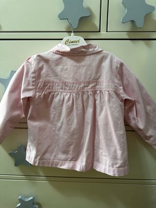 Chaqueta niña entretiempo rosa