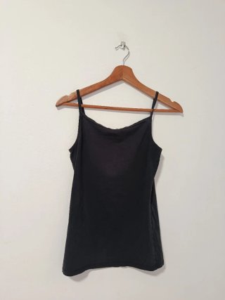 Camiseta tirantes negra "No entiendo" talla M
