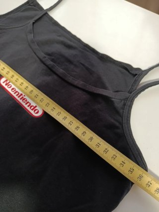 Camiseta tirantes negra "No entiendo" talla M
