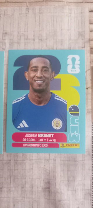 2 Cromos Curaçau Mundial 2026 FIFA