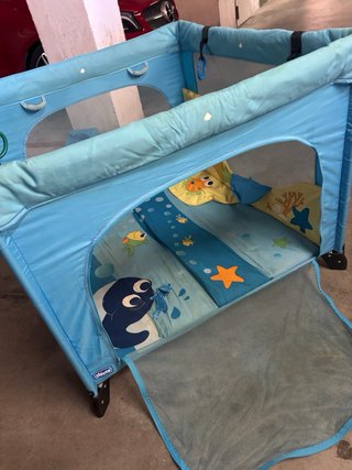 Parque infantil Chicco azul
