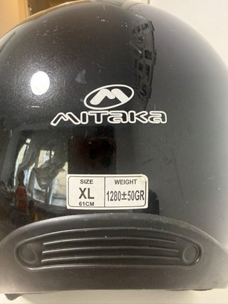 Casco Moto Antaka Negro XL 61cm + guantes.