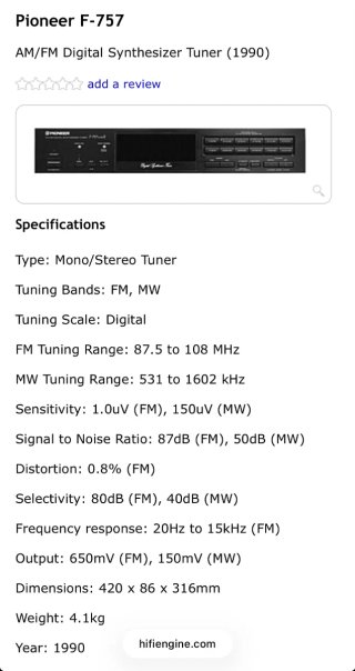Pioneer F-757