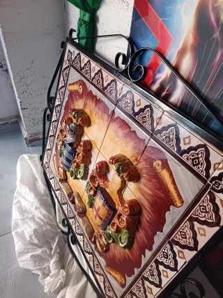 Cuadro Cerámica Artesanal Escudo Familiar