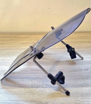 Parabrisas Moto Universal Gris