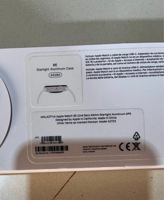Apple Watch SE 2 Gen 44 mm 32GB Aluminio Plata