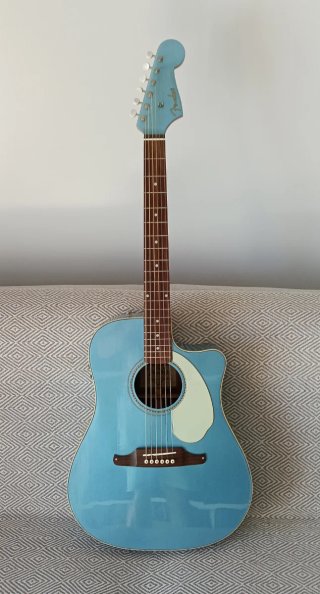 Guitarra Acústica Fender Azul