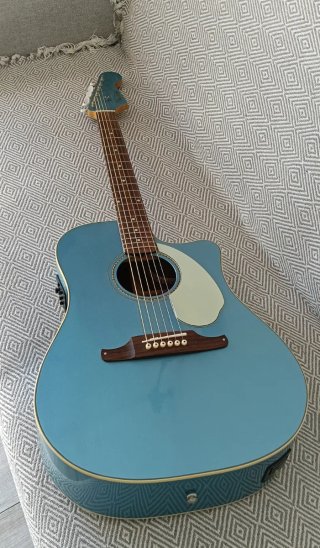 Guitarra Acústica Fender Azul
