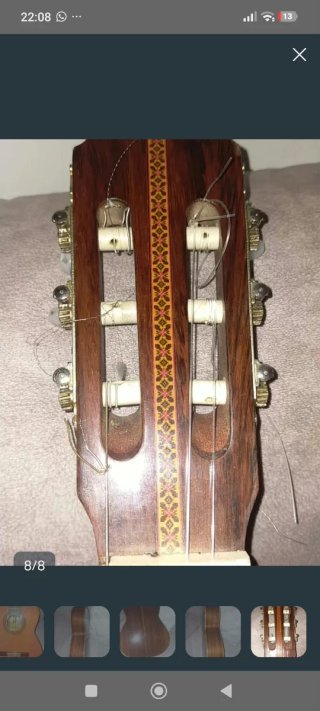 Guitarra  flamenca  de palo santo