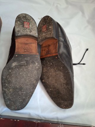 Zapatos de piel Old Valien's negros