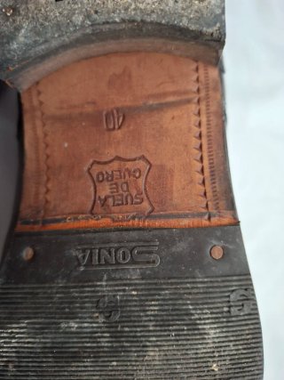 Zapatos de piel Old Valien's negros