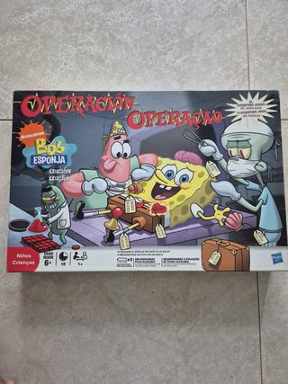 Operación Bob Esponja Juego Mesa