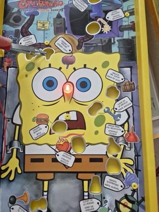 Operación Bob Esponja Juego Mesa