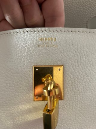 Bolso Hermès Piel Blanco Nuevo