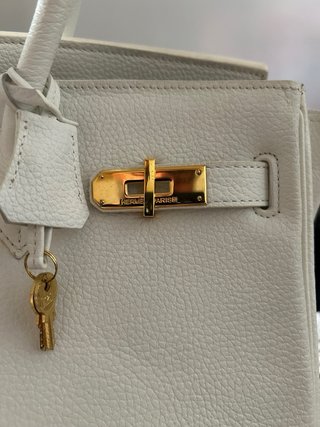 Bolso Hermès Piel Blanco Nuevo