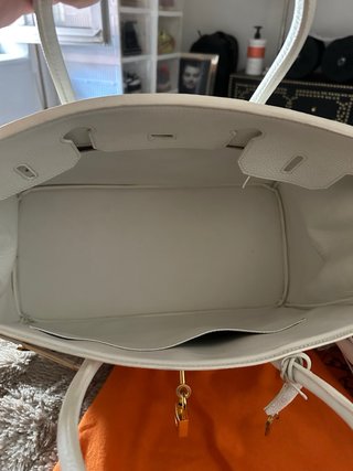 Bolso Hermès Piel Blanco Nuevo