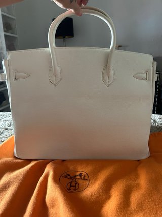 Bolso Hermès Piel Blanco Nuevo