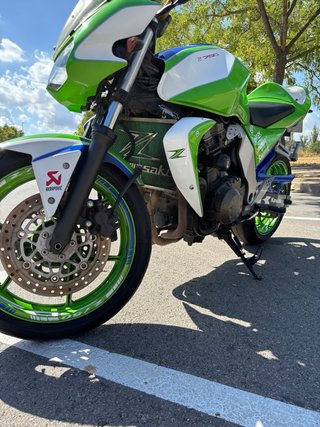 Kawasaki Z750 2006 Verde/Blanca