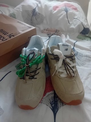 New Balance x Miu Miu Beige