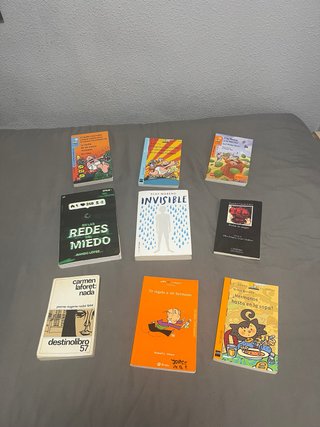 Lote de 9 libros — Literatura juvenil y clásicos —