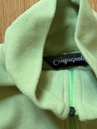Lime green vintage Campagnolo woman fleece