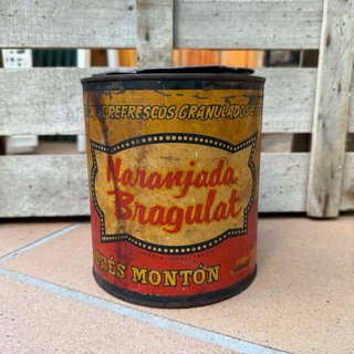 Naranjada Bragulat Lata Metálica Antigua